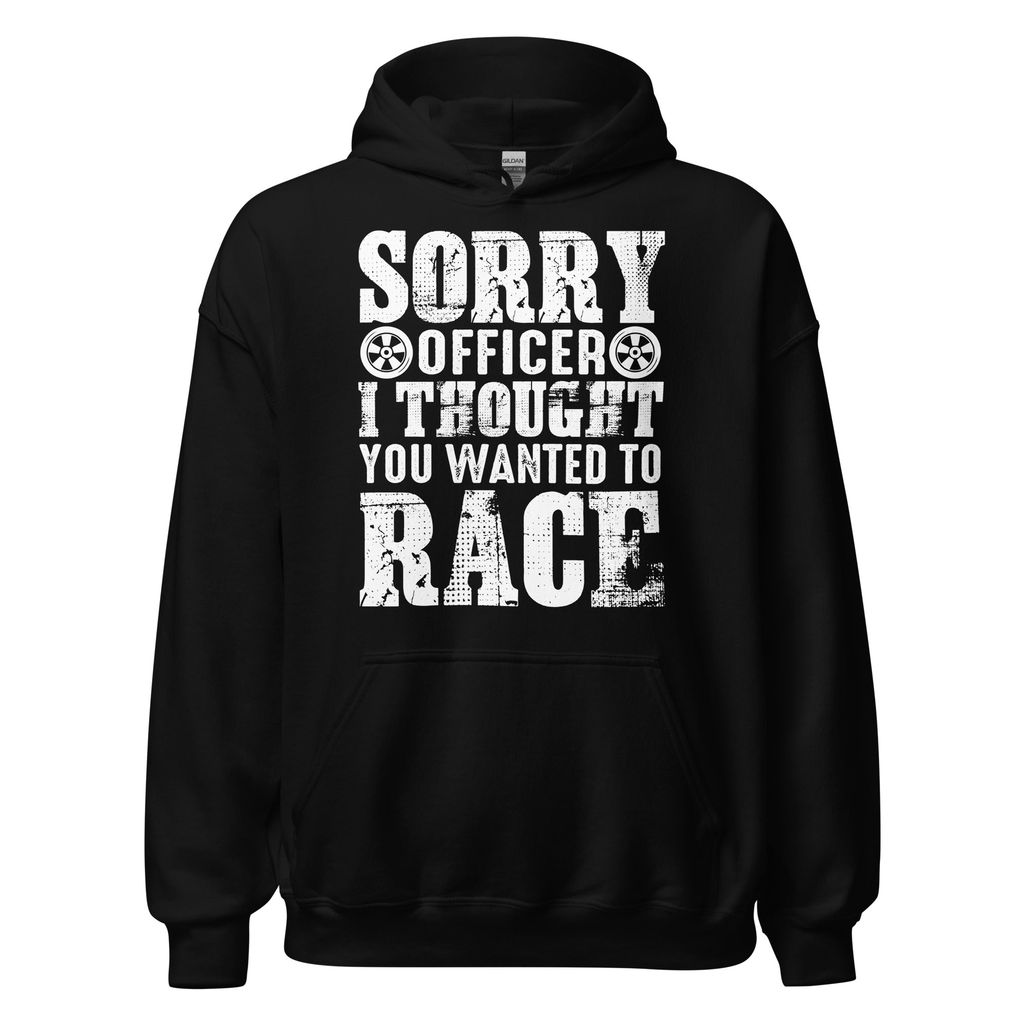 SORRY officer I thought you wanted to RACE